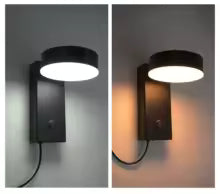 Applique murale pour chambre nordique ajustable avec differente couleur de lumiéres