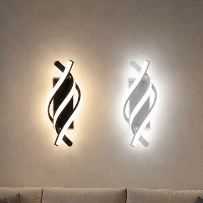 chambre applique murale | Spirale LED 3 Ambiances